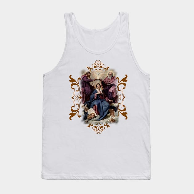 Coronation of Our Lady Tank Top by alinerope